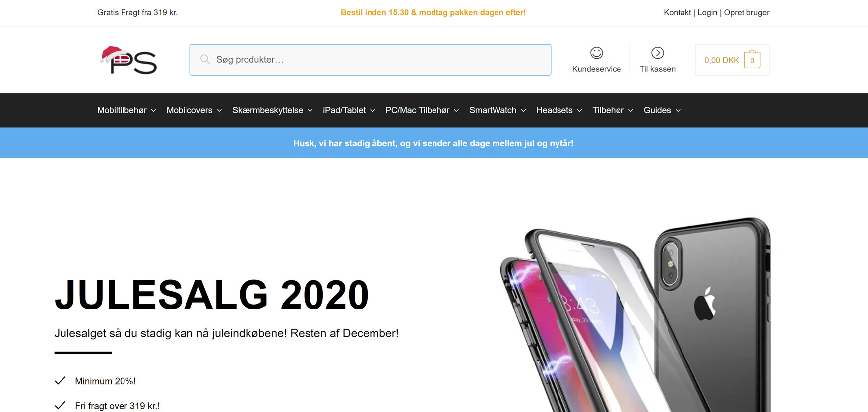 PS-webshop-forside